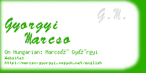 gyorgyi marcso business card